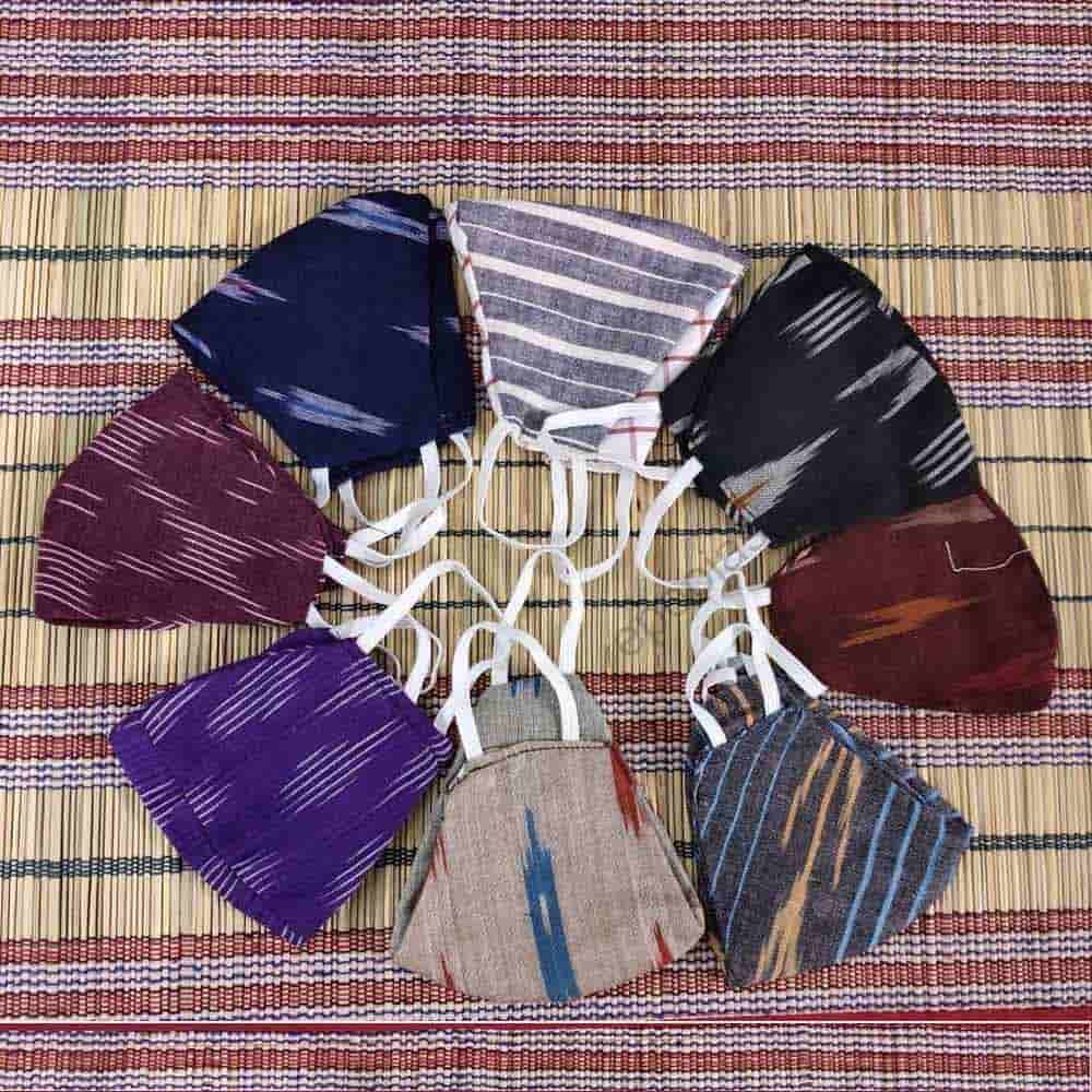 Ikkat Mask (Pack Of 8 Pcs) For 3 to 10 Years